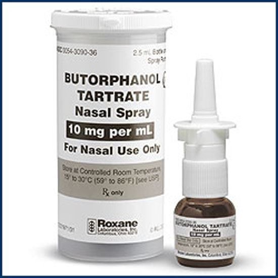 BUTORPHANOL TARTRATE - NASAL Stadol NS side effects medical uses and drug interactions