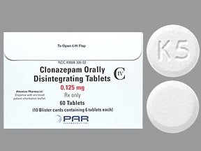 CLONAZEPAM DISINTEGRATING TABLET - ORAL side effects medical uses and drug interactions