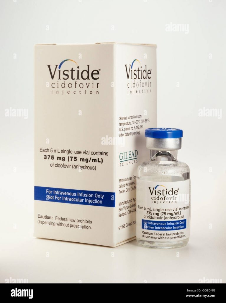 CIDOFOVIR – INJECTION Vistide side effects medical uses and drug interactions