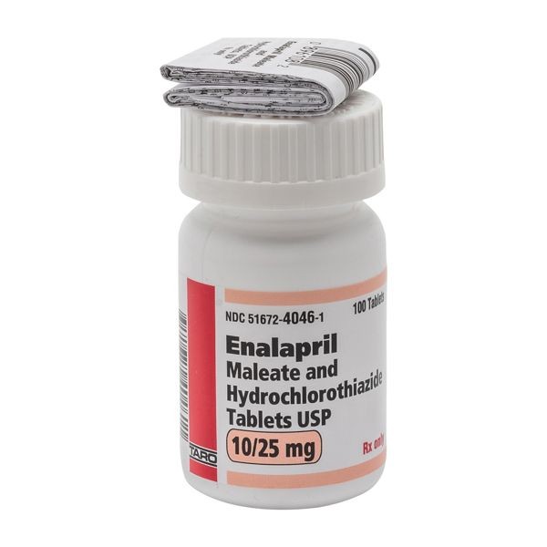 Enalapril hydrochlorothiazide Vaseretic Side Effects Dosage