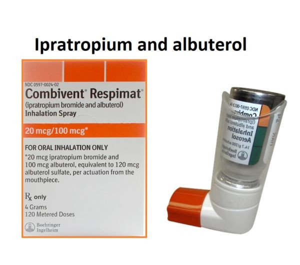 IPRATROPIUM ALBUTEROL SALBUTAMOL SOLUTION – INHALATION DuoNeb side effects medical uses and drug