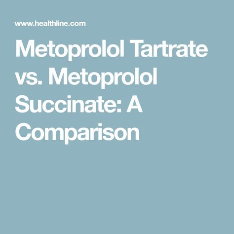 Metoprolol vs losartan