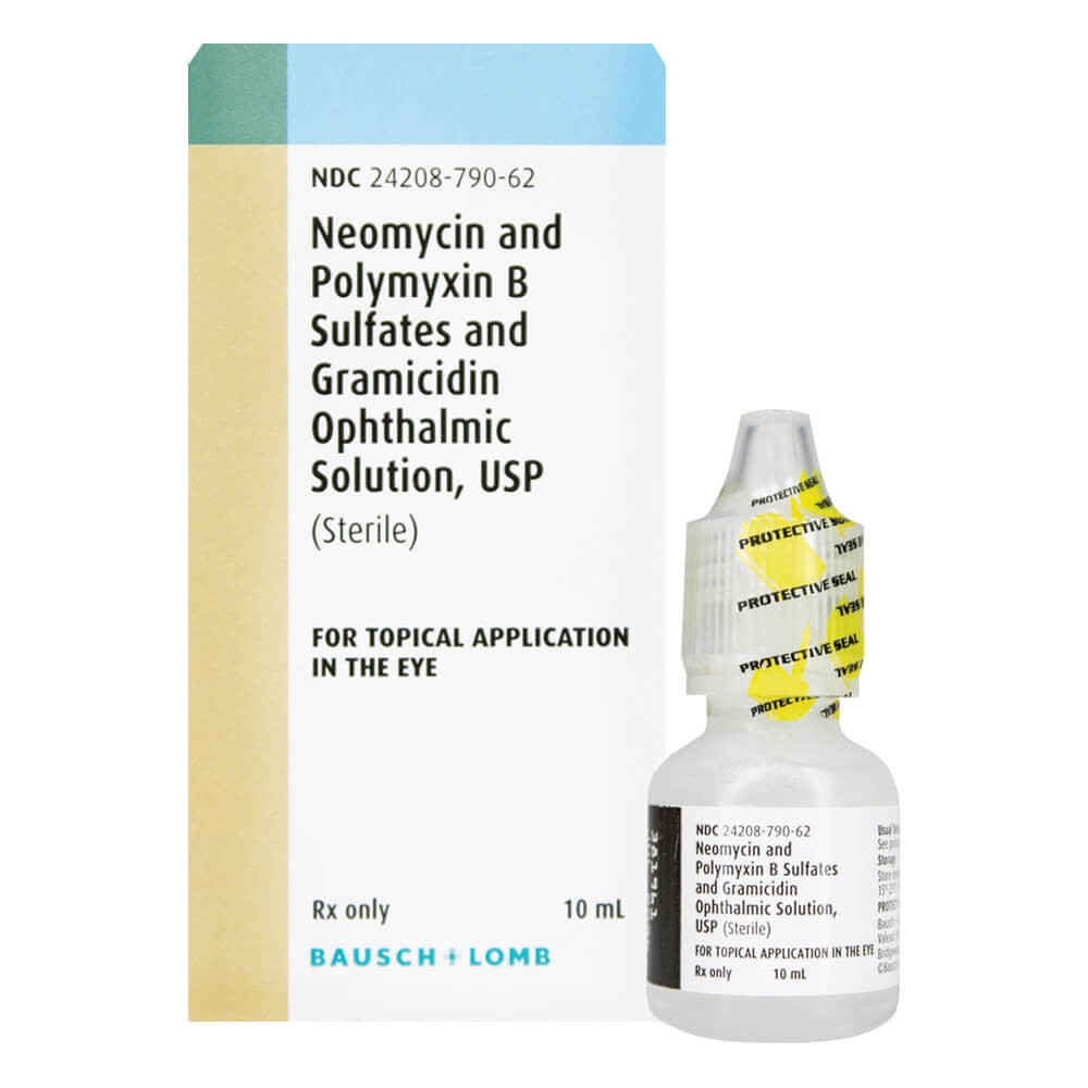 Neomycin Polymyxin B Gramicidin Eye Infection Uses
