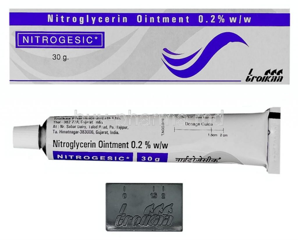 NITROGLYCERIN OINTMENT – TRANSDERMAL Nitro-Bid side effects medical uses and drug interactions