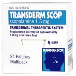 SCOPOLAMINE – TRANSDERMAL Transderm-Scop side effects medical uses and drug interactions