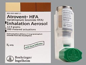 Side Effects of Atrovent HFA ipratropium bromide Interactions Warnings