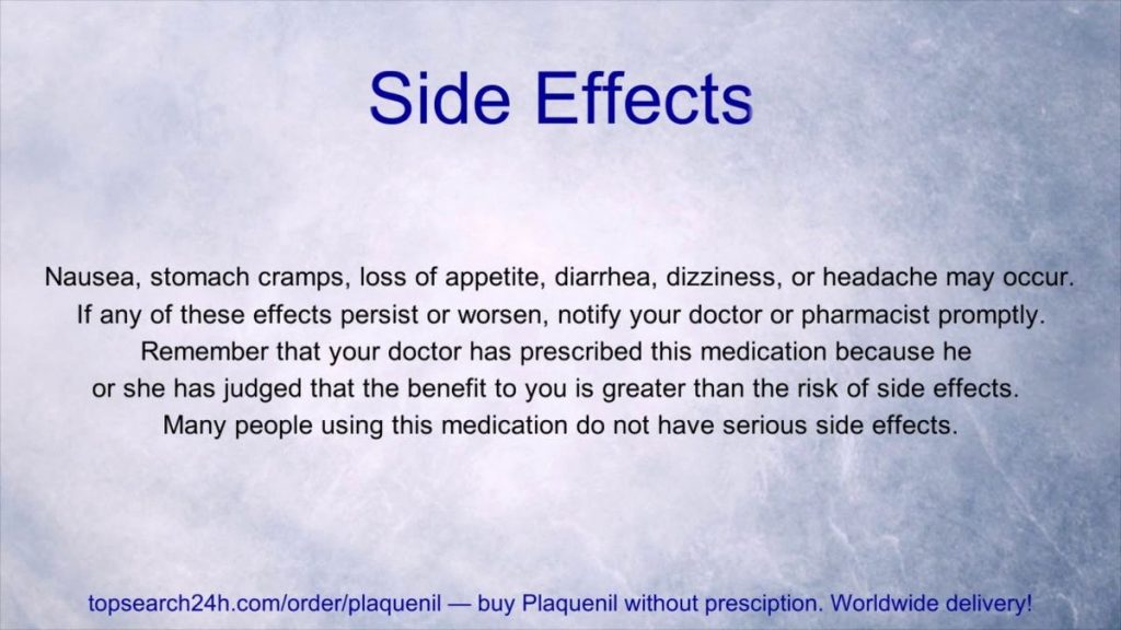 Side Effects of Plaquenil hydroxychloroquine Interactions Warnings