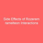 Side Effects of Rozerem ramelteon Interactions Warnings