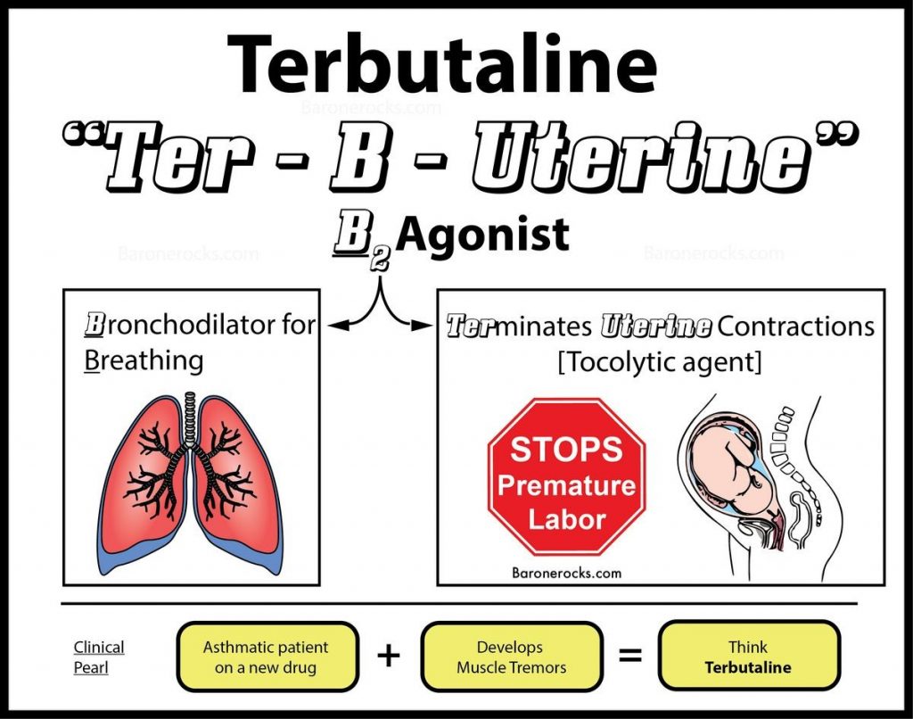 Side Effects of terbutaline Interactions Warnings