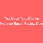 The Blood Type Diet An Evidence-Based Review Does It Work