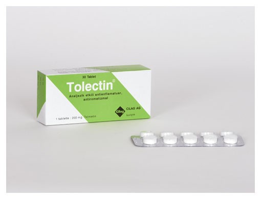 Tolmetin Tolectin Discontinued Brand NSAID Side Effects Dosage