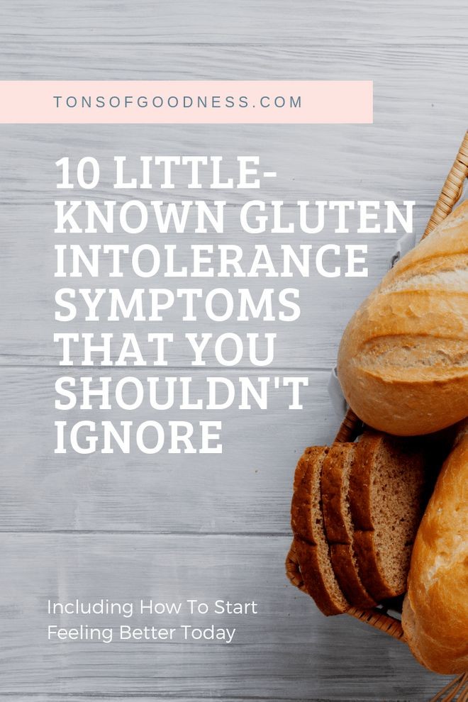 What Are the First Signs and Symptoms of Being Gluten Intolerant