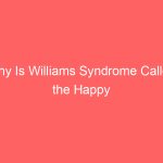 Why Is Williams Syndrome Called the Happy Syndrome Symptoms