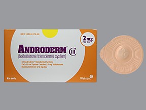 TESTOSTERONE - TRANSDERMAL Androderm side effects medical uses and drug interactions