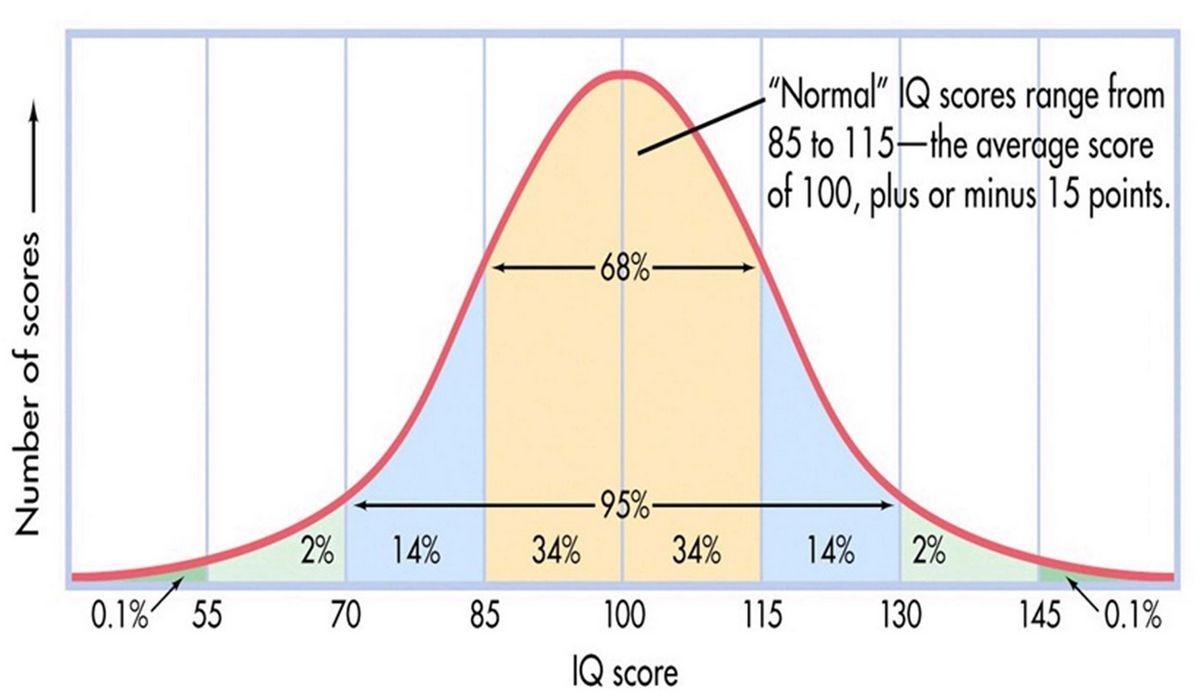 What Is the Normal Range for IQ Chart Factors Uses